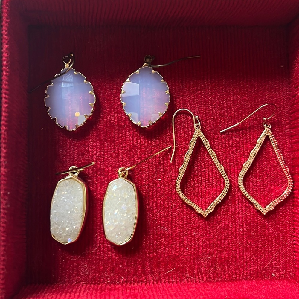 Set of 3 Pairs of Altar’d State Hook Dangle Earrings